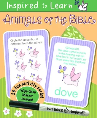 Animals of the Bible: Wipe-Clean Flash Card Set (Double Sided Cards with Dry Erase Pen)