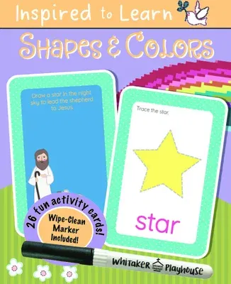 Shapes & Colors: Wipe-Clean Flash Card Set (Double Sided Cards with Dry Erase Pen)