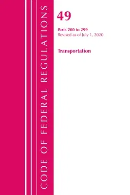 Code of Federal Regulations, Title 49 Transportation 200-299, Revised as of October 1, 2020: Part 1