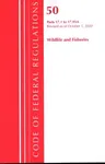 Code of Federal Regulations, Title 50 Wildlife and Fisheries 17.1-17.95(a), Revised as of October 1, 2020