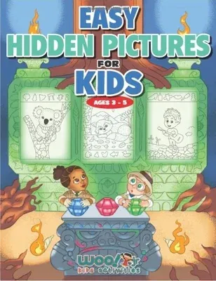 Easy Hidden Pictures for Kids Ages 3-5: A First Preschool Puzzle Book of Object Recognition (Preschool Kids Learn and Have Fun Too)