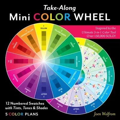 Take-Along Mini Color Wheel: 12 Numbered Colors with Tints, Tones & Shades; 5 Color Plans