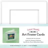 Mini Art Frame Cards: Display & Gift Your Artwork; Perfect for Drawings, Paintings, Quilt Blocks, Photos, Embroidery & More; 8 Cards, 8 Enve