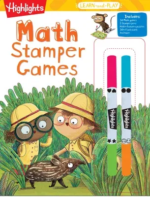 Highlights Learn-And-Play Math Stamper Games