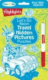 Let's Go Neon Travel Hidden Pictures Puzzles