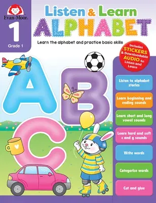 Listen and Learn: Alphabet, Grade 1 Workbook