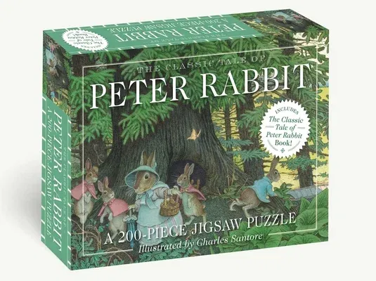 The Classic Tale of Peter Rabbit 200-Piece Jigsaw Puzzle & Book: A 200-Piece Family Jigsaw Puzzle Featuring the Classic Tale of Peter Rabbit