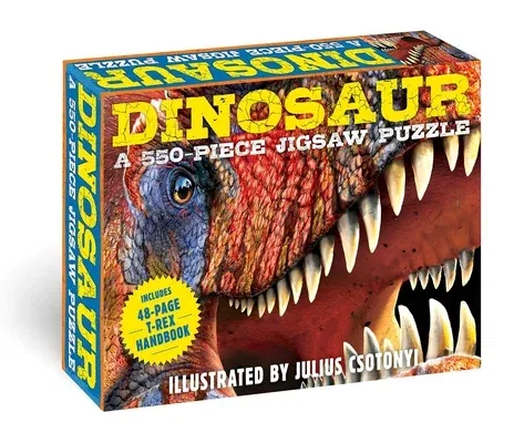 Dinosaurs: 550-Piece Jigsaw Puzzle & Book: A 550-Piece Family Jigsaw Puzzle Featuring the T-Rex Handbook!