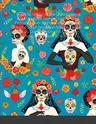 Sugar Skulls Day of The Dead Coloring Book: An Adult Horror Coloring Book Featuring Over 30 Pages of Giant Super Jumbo Large Designs of Beautiful Suga