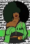 I Am Journal IV: Afro Green