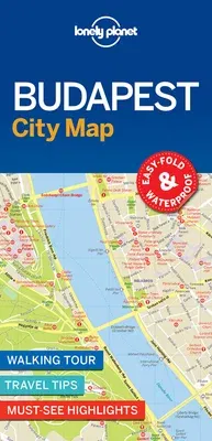 Lonely Planet Budapest City Map 1