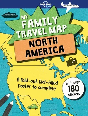 Lonely Planet Kids My Family Travel Map - North America 1