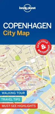 Lonely Planet Copenhagen City Map 1