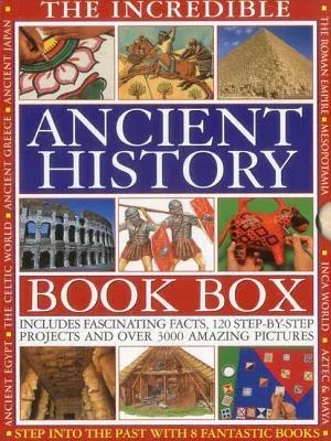 The Incredible Ancient History Book Box: Step Into the Past with 8 Fantastic Books: Ancient Greece, the Inca World, Mesopotamia, the Roman Empire, Ancient