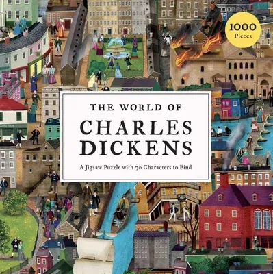 The World of Charles Dickens 1000 Piece Puzzle: A Jigsaw Puzzle with 70 Characters to Find