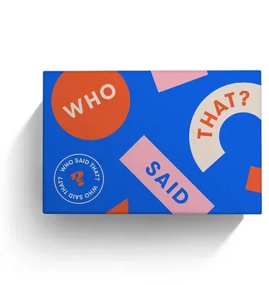 Who Said That?: A Game of Quotes 430 Cards