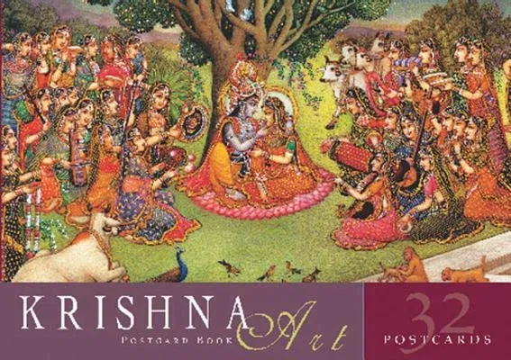 Krishna Art Postcard Book