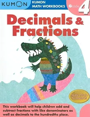 Decimals & Fractions, Grade 4 (Workbook)