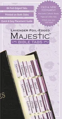 Majestic Bible Tabs Lavender