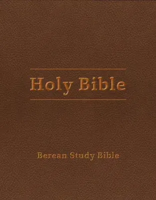 Berean Study Bible (Tan Leatherlike)