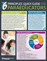 The 6 Principles(r) Quick Guide for Paraeducators: Pack of 5