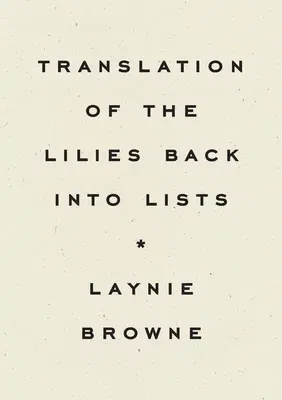 Translation of the Lilies Back Into Lists