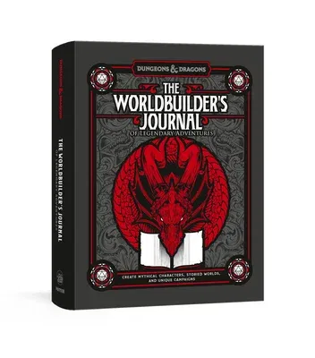 The Worldbuilder's Journal of Legendary Adventures (Dungeons & Dragons): 365 Questions to Help You Create Mythical Characters, Storied Worlds, and Unique