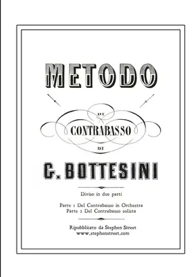 Metodo di Contrabasso: Giovanni Bottesini