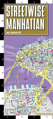 Streetwise Manhattan Map - Laminated City Center Street Map of Manhattan, New York