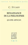 Carl Stumpf: Renaissance de la Philosophie: Quatre Articles