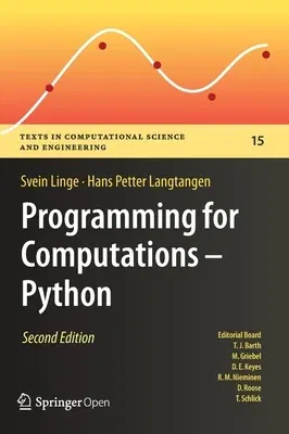 Programming for Computations - Python: A Gentle Introduction to Numerical Simulations with Python 3.6 (2020)