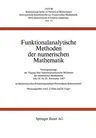 Funktionalanalytische Methoden Der Numerischen Mathematik: Vortragsauszüge Der Tagung Über Funktionalanalytische Methoden Der Numerischen Mathematik V