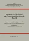 Numerische Methoden Der Approximationstheorie: Band 2 (Softcover Reprint of the Original 1st 1975)