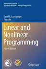 Linear and Nonlinear Programming (Softcover Reprint of the Original 4th 2016)