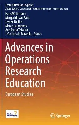 Advances in Operations Research Education: European Studies (2018)