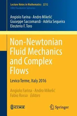 Non-Newtonian Fluid Mechanics and Complex Flows: Levico Terme, Italy 2016 (2018)