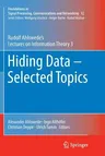 Hiding Data - Selected Topics: Rudolf Ahlswede's Lectures on Information Theory 3 (Softcover Reprint of the Original 1st 2016)