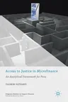 Access to Justice in Microfinance: An Analytical Framework for Peru (2018)