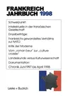 Frankreich-Jahrbuch 1998: Politik, Wirtschaft, Gesellschaft, Geschichte, Kultur (Softcover Reprint of the Original 1st 1998)