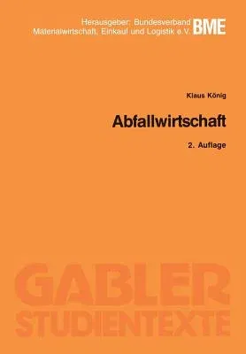 Abfallwirtschaft (2. Aufl. 1993)