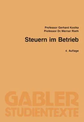 Steuern Im Betrieb (4. Aufl. 1988)