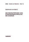 Die Rekrutierung Von Führungsnachwuchs Bei Banken (1987)