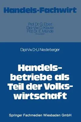 Handelsbetriebe ALS Teil Der Volkswirtschaft (1977)