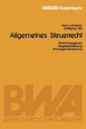 Allgemeines Steuerrecht (1983)