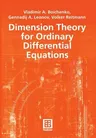 Dimension Theory for Ordinary Differential Equations (Softcover Reprint of the Original 1st 2005)