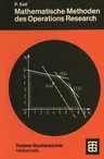 Mathematische Methoden Des Operations Research: Eine Einführung (1976)