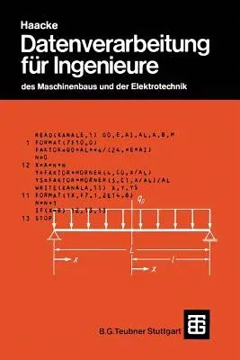 Datenverarbeitung Für Ingenieure: Des Maschinenbaus Und Der Elektrotechnik (1973)