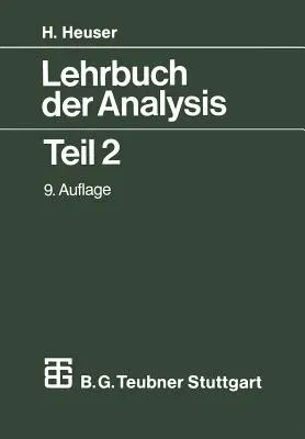 Lehrbuch Der Analysis: Teil 2 (9. Aufl. 1991)