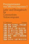 Lehr- Und Übungsbuch Für Commodore-Volkscomputer (1983)