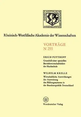 Natur-, Ingenieur- Und Wirtschaftswissenschaften: Vorträge - N 255 (1976)